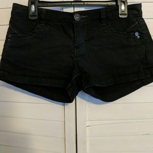 Black Stretch Shorts